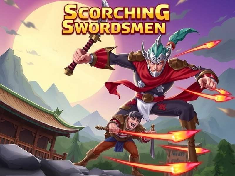 Scorching Swordsmen Game Hero Image